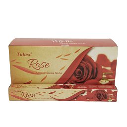 Obrázek pro produkt Vonné tyčinky Tulasi Rose 12ks