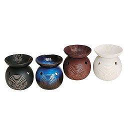 Obrázek pro produkt Aromalampa Farebný slimák keramika