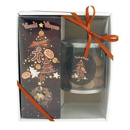 Obrázek pro produkt Dárkový balíček Veselé Vánoce medovník