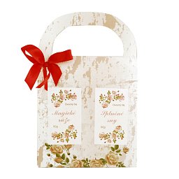 Obrázek pro produkt Darčeková taška Z lásky Ruže šťastia