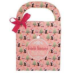 Obrázek pro produkt Dárková taška Vánoční kočka