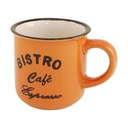 Obrázek pro produkt Hrnček Espresso Bistro 6cm keramika