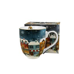 Obrázek pro produkt Hrnček Christmas City 1l porcelán