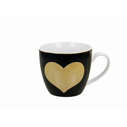 Obrázek pro produkt Hrnek Dark Blue Big Heart 0,46l porcelán