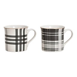 Obrázek pro produkt Hrnek Black Check 0,3l porcelán