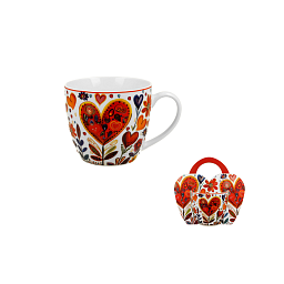 Obrázek pro produkt Hrnček Hearts Colorful 4. 0,46l porcelán