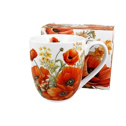 Hrnek Poppies 1l porcelán Obrázek pro produkt Hrnek Poppies 1l porcelán