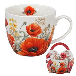 Obrázek pro produkt Hrnček Poppies 0,46l porcelán
