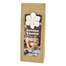 Obrázek pro produkt Krásne Vianoce vločka ovocný čaj 50g