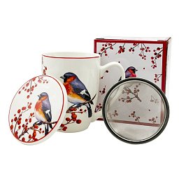 Hrnek byl. Vánoční hýl 0,36l porcelán Obrázek pro produkt Hrnek byl. Vánoční hýl 0,36l porcelán