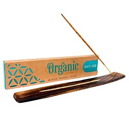 Vonné tyčinky Organic White Sage 12ks Obrázek pro produkt Vonné tyčinky Organic White Sage 12ks