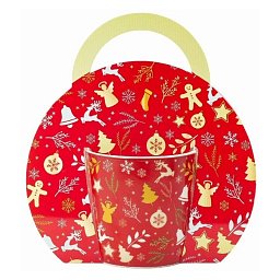 Hrnek Vánoční motivy 0,3l porcelán Obrázek pro produkt Hrnek Vánoční motivy 0,3l porcelán