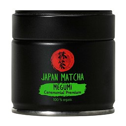 Obrázek pro produkt Japan Matcha Megumi Ceremonial Premium 30g BIO