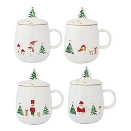 Obrázek pro produkt Hrnek byl. Let It Snow 0,45l (4druhy) porcelán