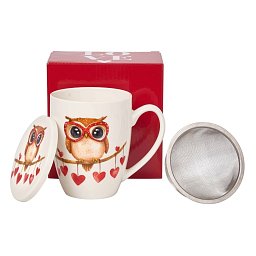 Obrázek pro produkt Hrnek byl. Sovička 0,36l porcelán