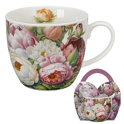Obrázek pro produkt Hrnek Peonies 0,46l porcelán