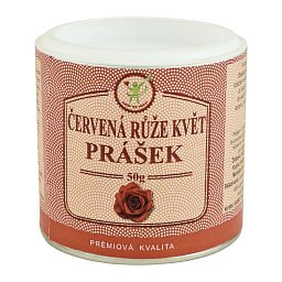Obrázek pro produkt Červená ruža - kvetový prášok 50g