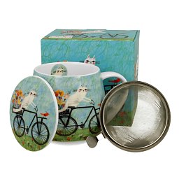 Obrázek pro produkt Hrnček byl. Bicykel 0,43l porcelán