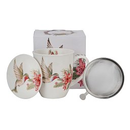 Obrázek pro produkt Hrnček byl. Kolibrík 0,4l porcelán