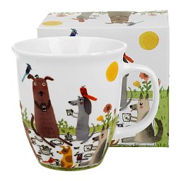 Obrázek pro produkt Hrnek Psí piknik 0,65l porcelán