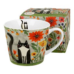 Obrázek pro produkt Hrnček Mačací svet na lúke 0,6l porcelán