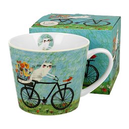 Obrázek pro produkt Hrnček Bicykel 0,6l porcelán