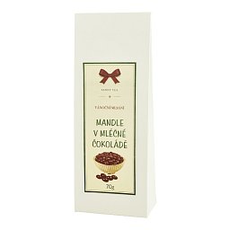 Obrázek pro produkt Vianočné mandle v mliečnej čokoláde 70g