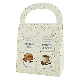 Obrázek pro produkt Dárková taška Kávové duo - Malina & Skořice