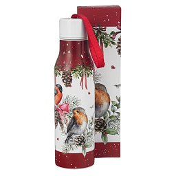 Obrázek pro produkt Termoláhev Zimní ptáci 0,5l nerez