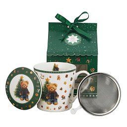Obrázek pro produkt Hrnček byl. Teddy 0,36l porcelán (domček)