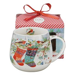 Obrázek pro produkt Hrnček Vianočné ponožky 0,43l porcelán
