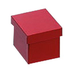 Obrázek pro produkt Dóza Metallic Red (4,5x4,5x4,6cm)
