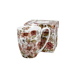 Obrázek pro produkt Hrnček Pastel Flowers White 0,38l