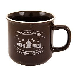 Obrázek pro produkt Hrnček Coffee Break 0,4l 13x10x9,5cm