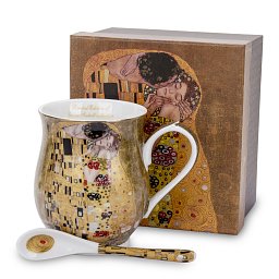 Obrázek pro produkt Hrnek Klimt hnědý 0,35l