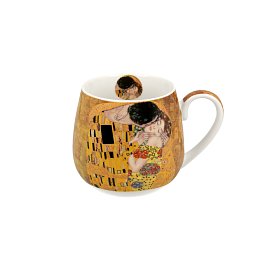 Obrázek pro produkt Hrnek Klimt Kiss 0,43l porcelán