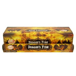 Obrázek pro produkt Vonné tyčinky Tulasi Dragons Fire 20ks