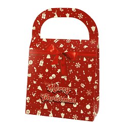 Obrázek pro produkt Dárková taška Merry Christmas - mašle