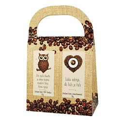 Obrázek pro produkt Darčeková taška Coffe Sova Sila mysle