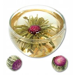 Obrázek pro produkt Kvetoucí čaj bílý Lichi Ball jahoda