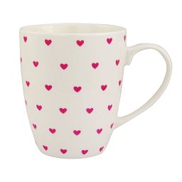 Obrázek pro produkt Hrnek Pink Heart 0,3l porcelán